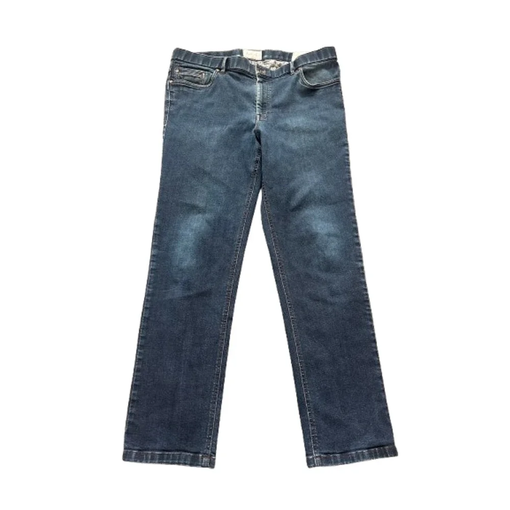 Hiltl Dude Mens Slim Straight Blue Stretch Denim Premium Luxury Jeans Size 38x32